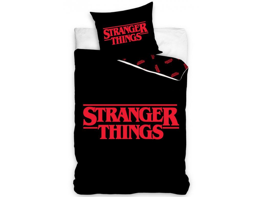 Povleen Stranger Things Black 70x90,140x200 cm  <br>595 K/1 ks