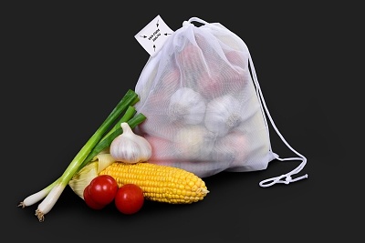 1ks EKOPYTLK na potraviny - stov sek  na peivo, zeleninu, ovoce 30 x 35 cm  <br>39 K/1 ks