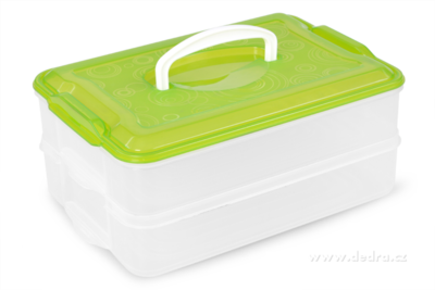 Buchtono 2x 3500 ml box na potraviny zelen   <br>249 K/1 ks