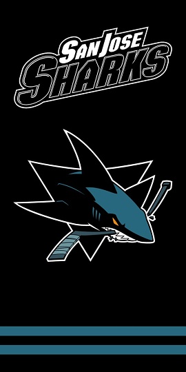Osuka NHL San Jose Sharks 70x140 cm Black <br>399 K/1 ks