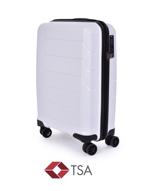 TSA kufr men, WHITE 36 x 20 x 56 cm
