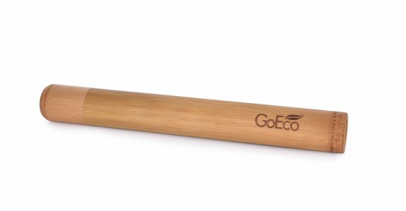 Pouzdro na zubn kartek z bambusu GoEco, 100% kompostovateln 