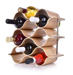 BAMBOO vinotka/stojan na vno GoEco, pro 9 lahv   <br>1490 K/1 ks