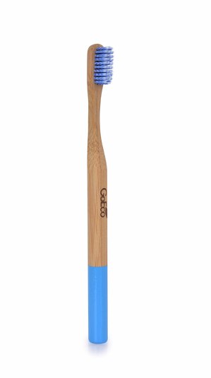 Zubn kartek GoEco? BAMBOO, z bambusu s velmi mkkmi ttinkami modr  <br>99 K/1 ks