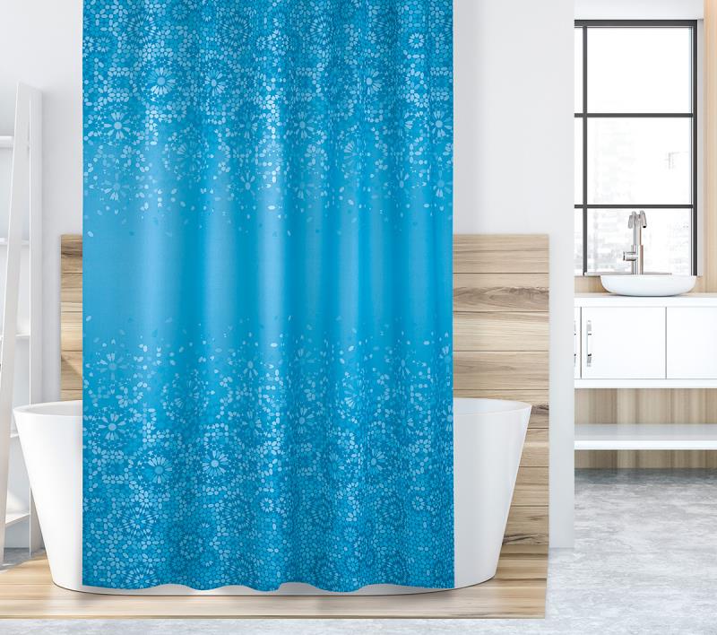 Koupelnov zvsy 180x200 cm modr mozaika