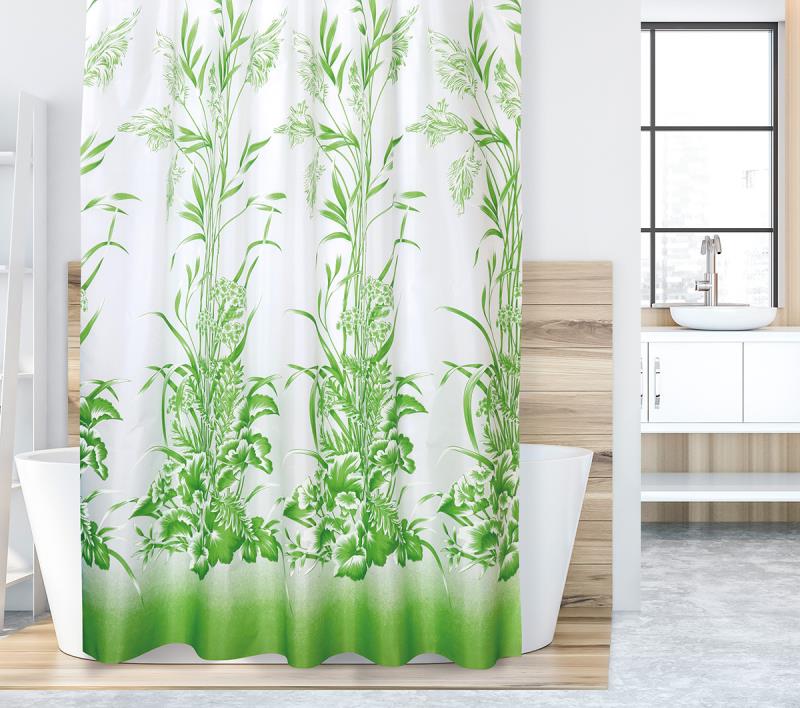 Koupelnov zvsy 180x200 cm zelen trva