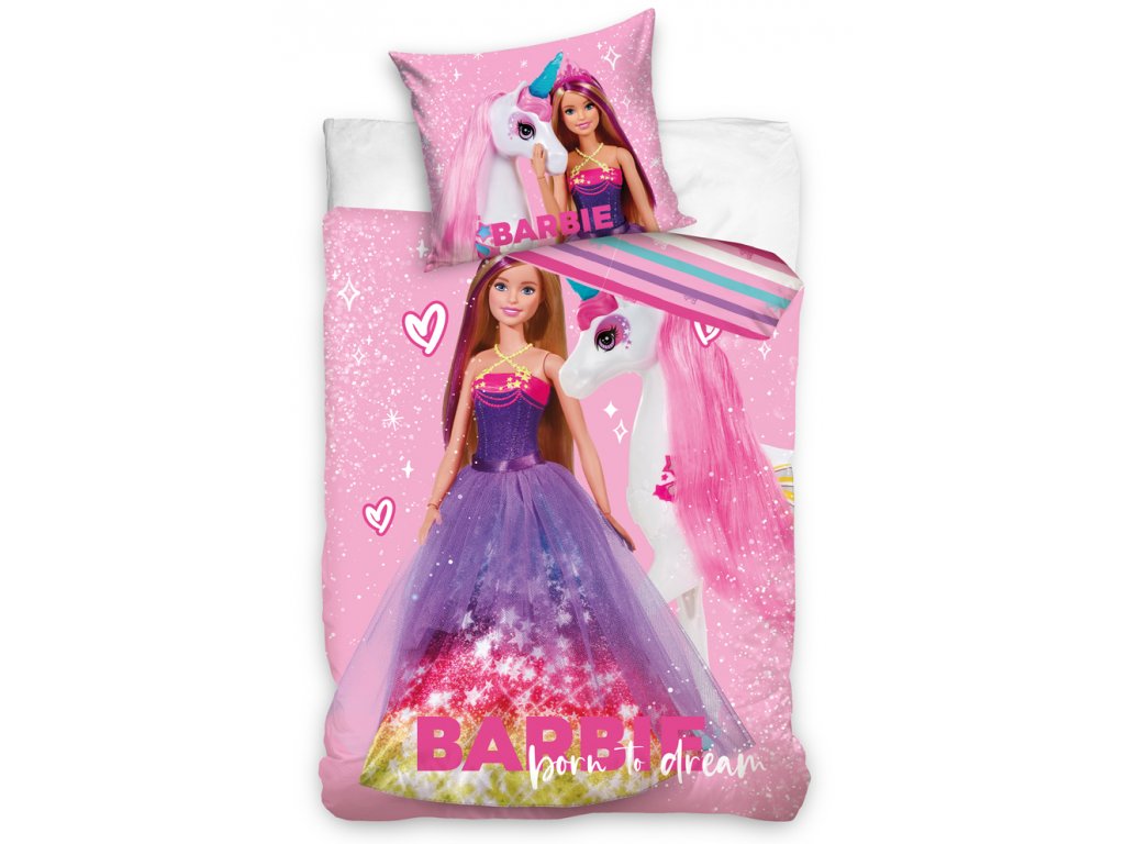 Povleen Barbie Princezna a Jednoroec 70x90,140x200 cm  <br>595 K/1 ks