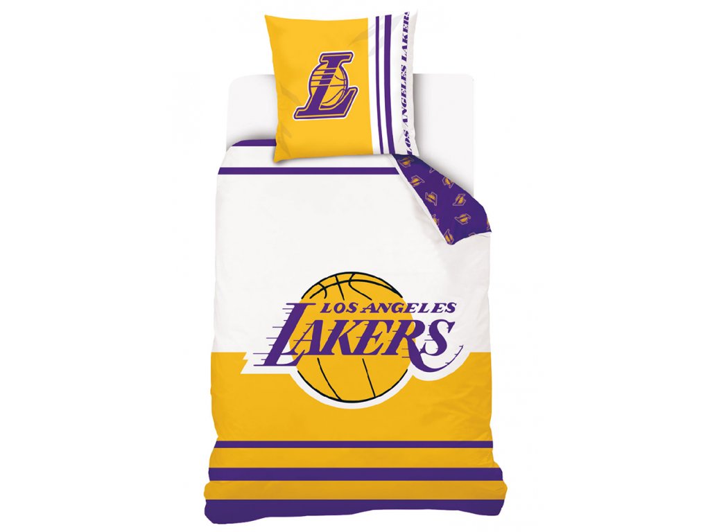 Basketbalov povleen NBA LA Lakers 70x90,140x200 cm  <br>595 K/1 ks