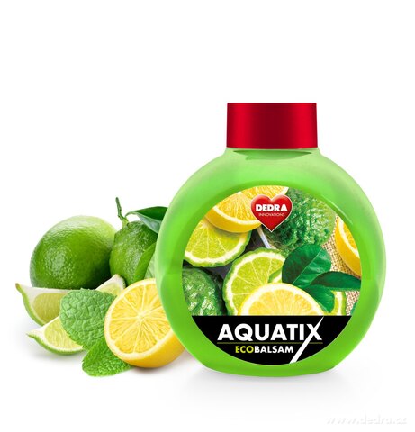 ECOBALSAM AQUATIX koncentrt na run myt ndob,  bergamot  lemon  bez pumpi 500 ml  <br>95 K/1 ks