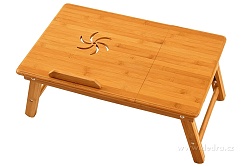 Bambusov stolek pod notebook i na sndani do postele   <br>899 K/1 ks